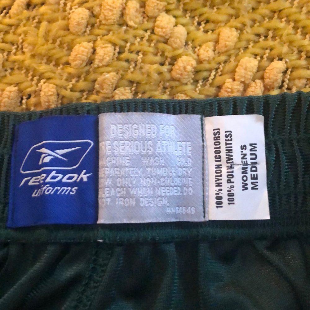 Green Reebok snap pants - Picture 3 of 3